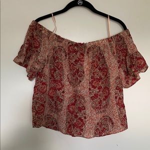 Madewell Off The Shoulder Blouse